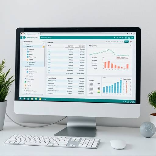 Financial modeling course thumbnail showing financial statements and spreadsheets on a computer screen